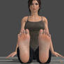 Lara Croft relaxes 1