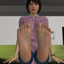 Makoto Makimura's feet 1