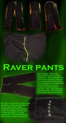 hot raver pants