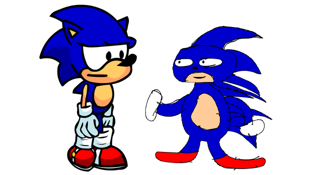 Sonic meets Sanic