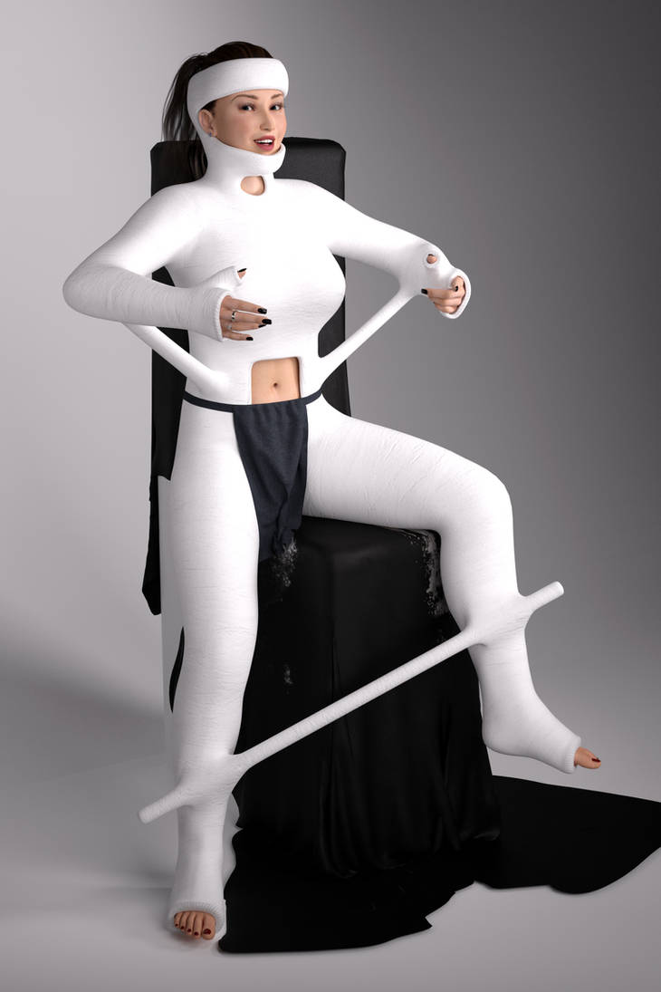 First Body Cast Photo shooting with full body cast by rizzo-cast on DeviantArt