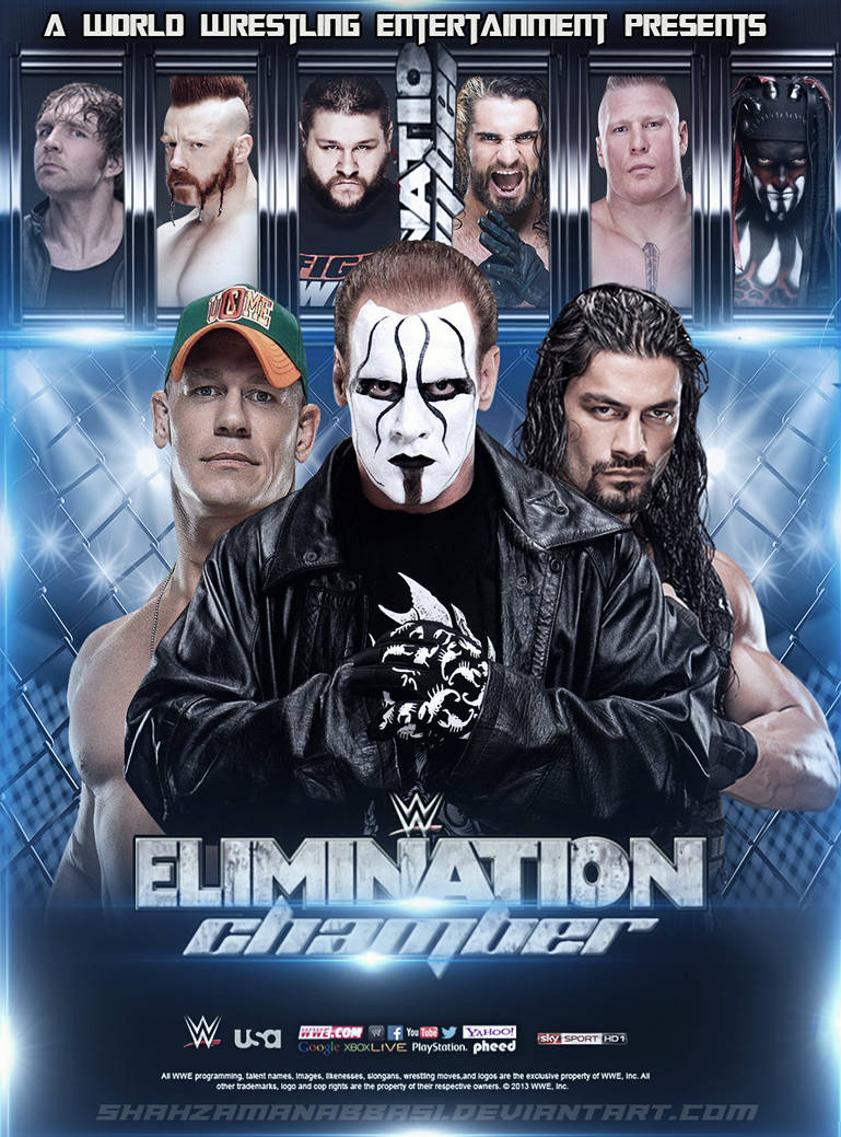 WWE Elimination Chamber Poster by ShahzamanAbbasi on DeviantArt