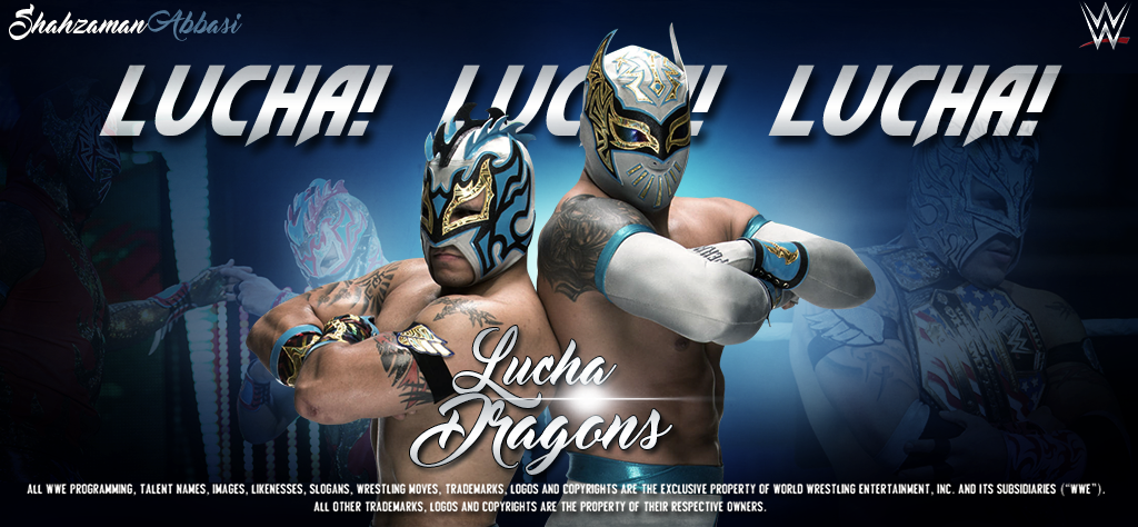 wwe lucha dragons by shahzamanabbasi on