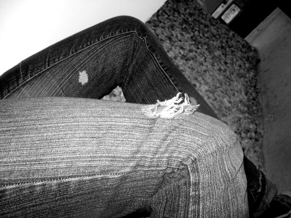 Rip in the jeans by dfrnt on DeviantArt