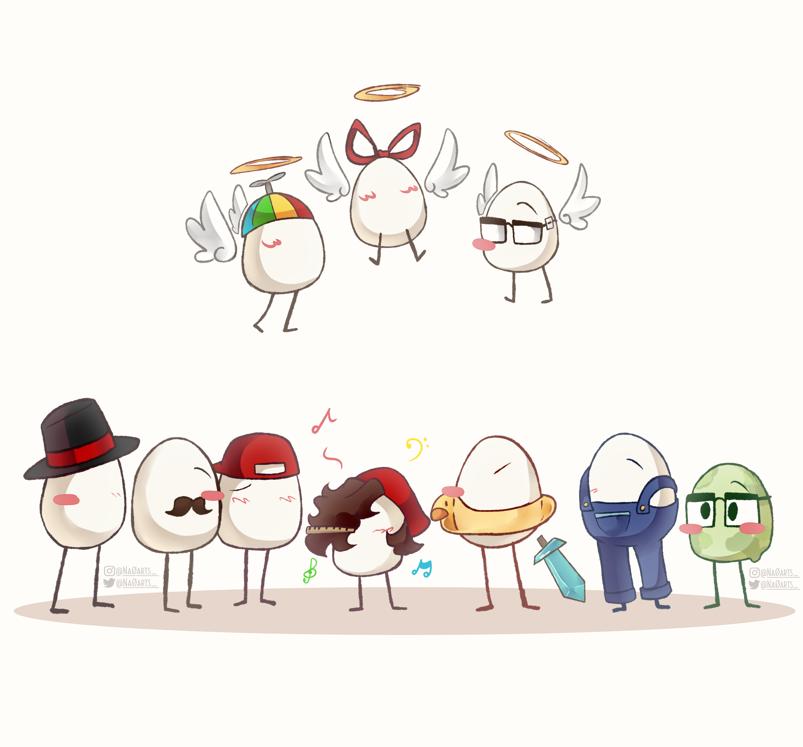 QSMP Eggs by Twokidsonamission on DeviantArt