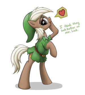 Epona in Hero's Clothes