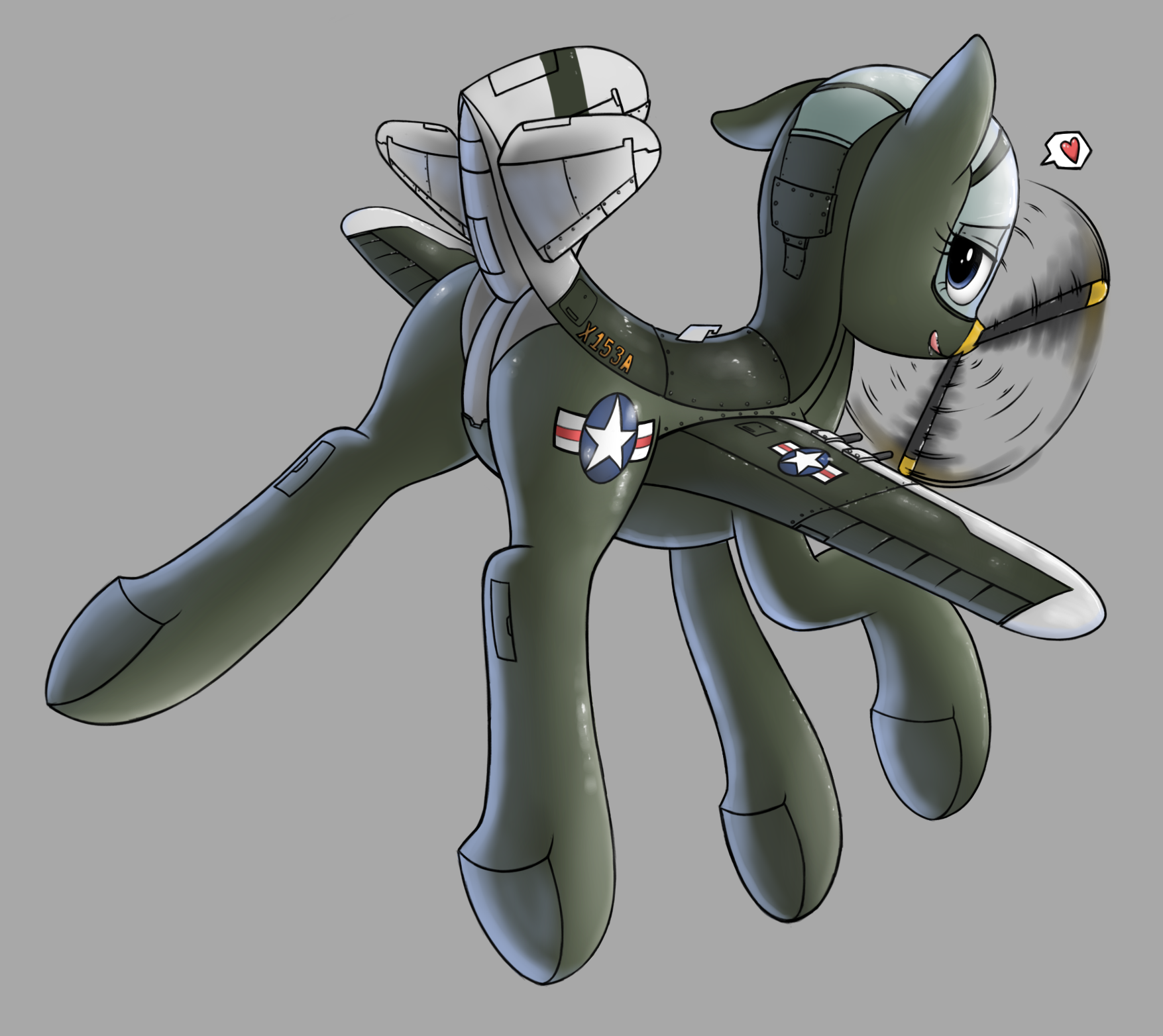 P-40 Warhawk Plane Pony