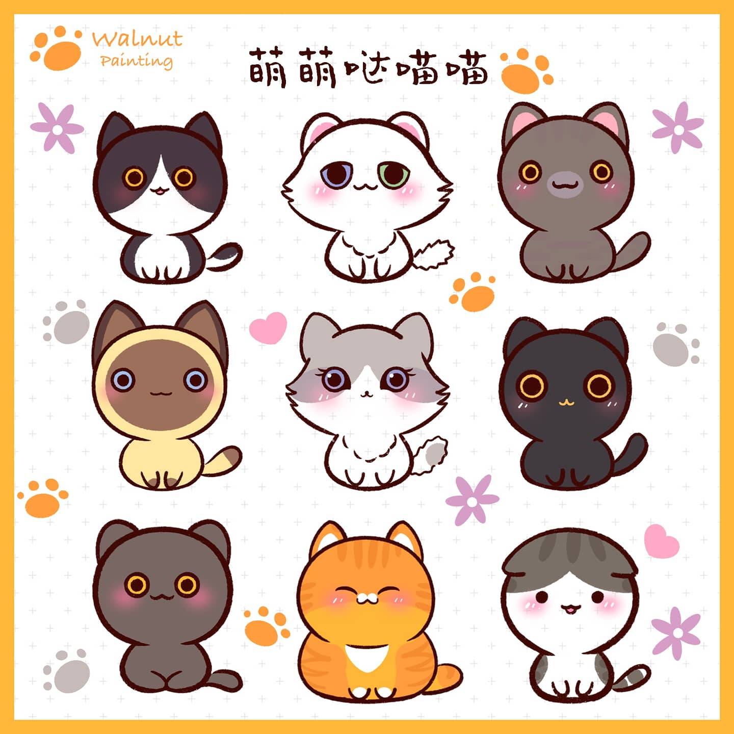 Draw it Simple: cats by WalnutPainting on DeviantArt