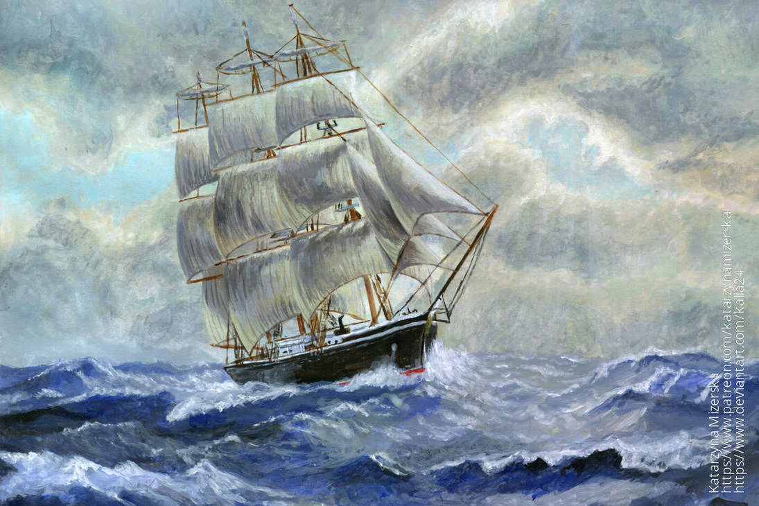 Sailing ship by Kalia24 on DeviantArt