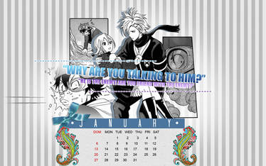 BossuHime 2013 Calendar: JANUARY