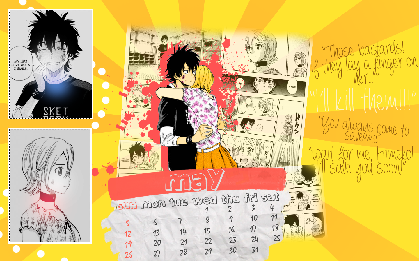 BossuHime 2013 Calendar: MAY