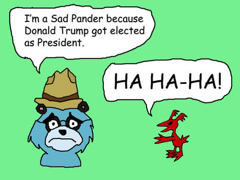 Sad Pander Bear - Original Blue Bear