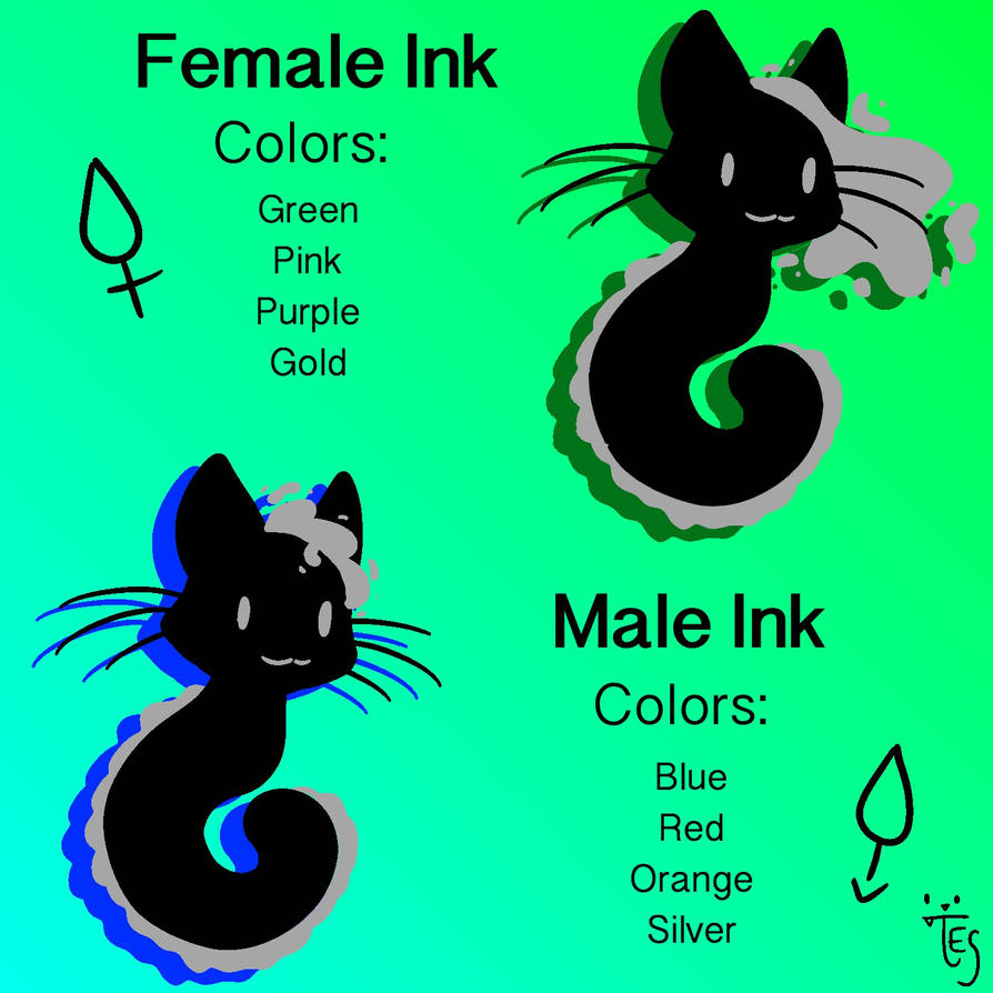 Inks Reference Sheet by TesArtist on DeviantArt