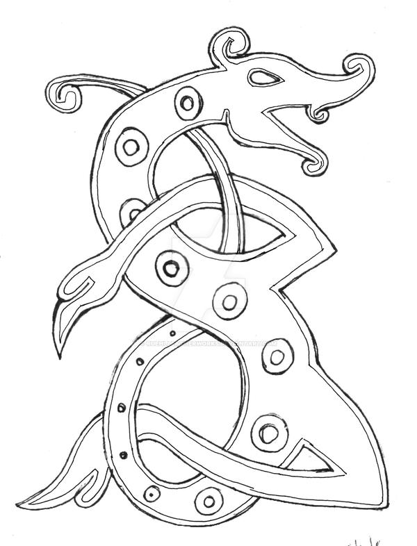 Runestone Style Dragon