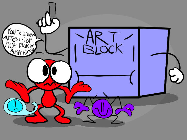Block Hit Drawing Art Block hit me hard, bro. by Double-C-Arts on DeviantArt
