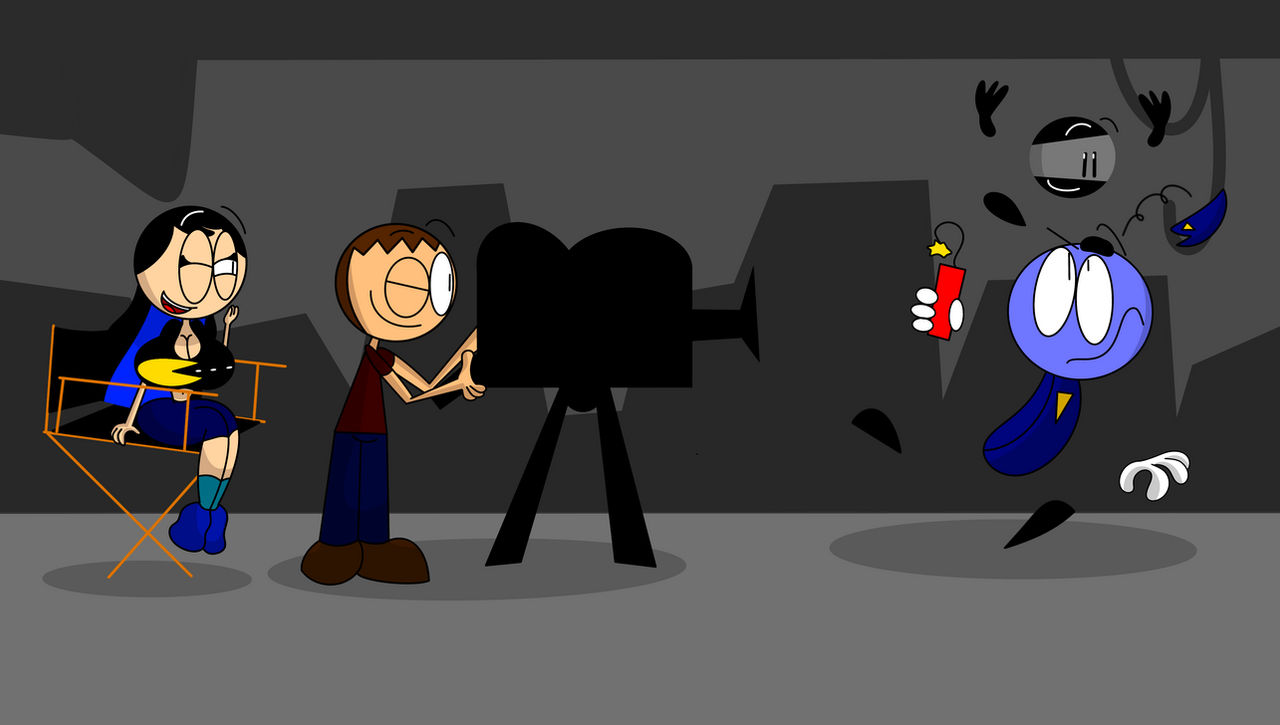 (Comm) Fun on Set by Double-C-Arts on DeviantArt