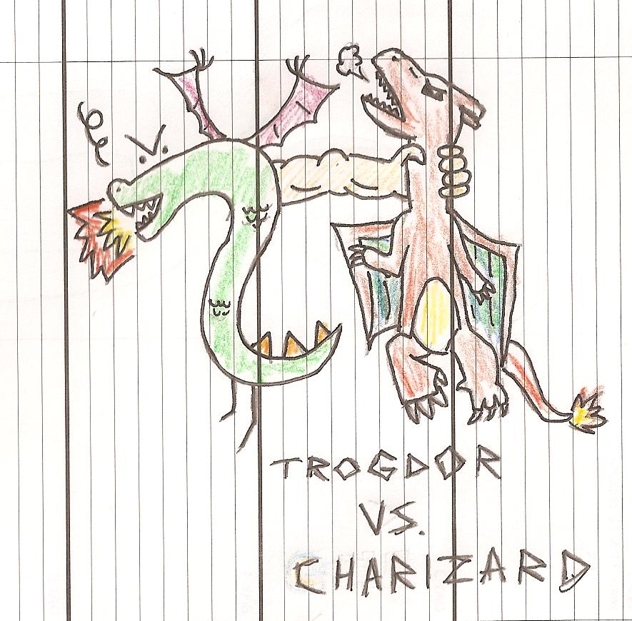 Trogdor Vs. Charizard