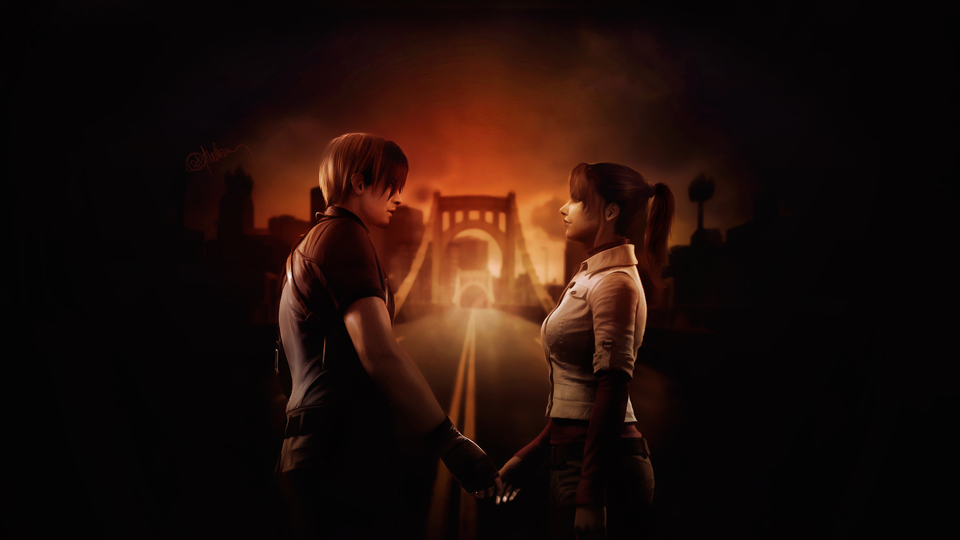 Leon + Claire. We must stand together
