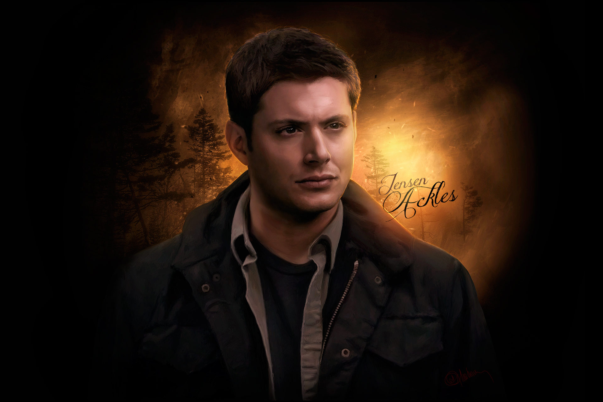 Jensen Ackles. Warrior (Supernatural)