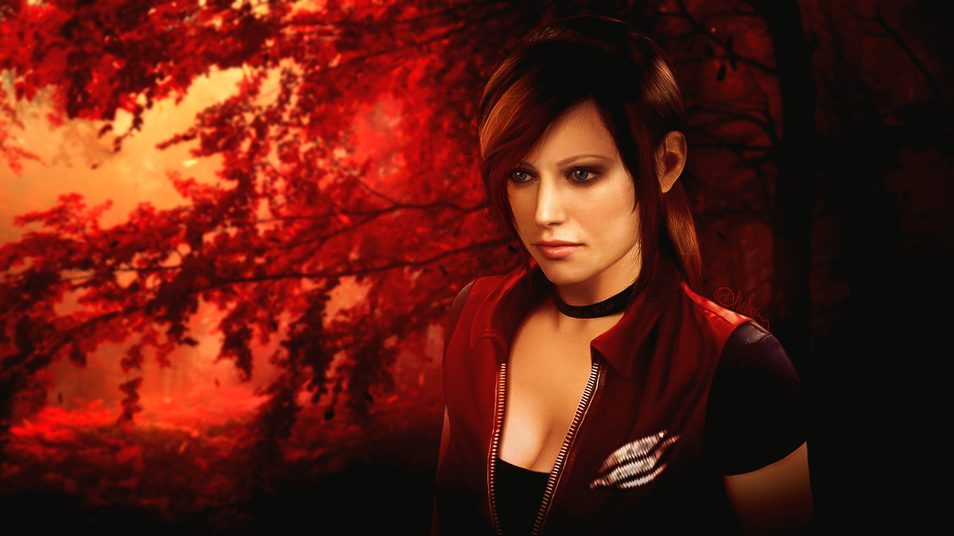 Claire redfield, high resolution, detailed digital art, realistic