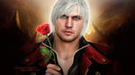 Photorealistic Dante (The Devil May Cry 4) by push-pulse
