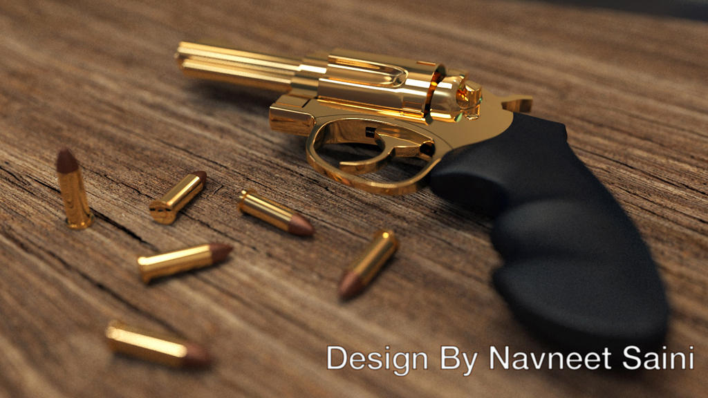 Golden Gun Design by Navneet Saini by nsaini10 on DeviantArt