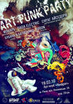 Poster for art-punk party by cirrus-art