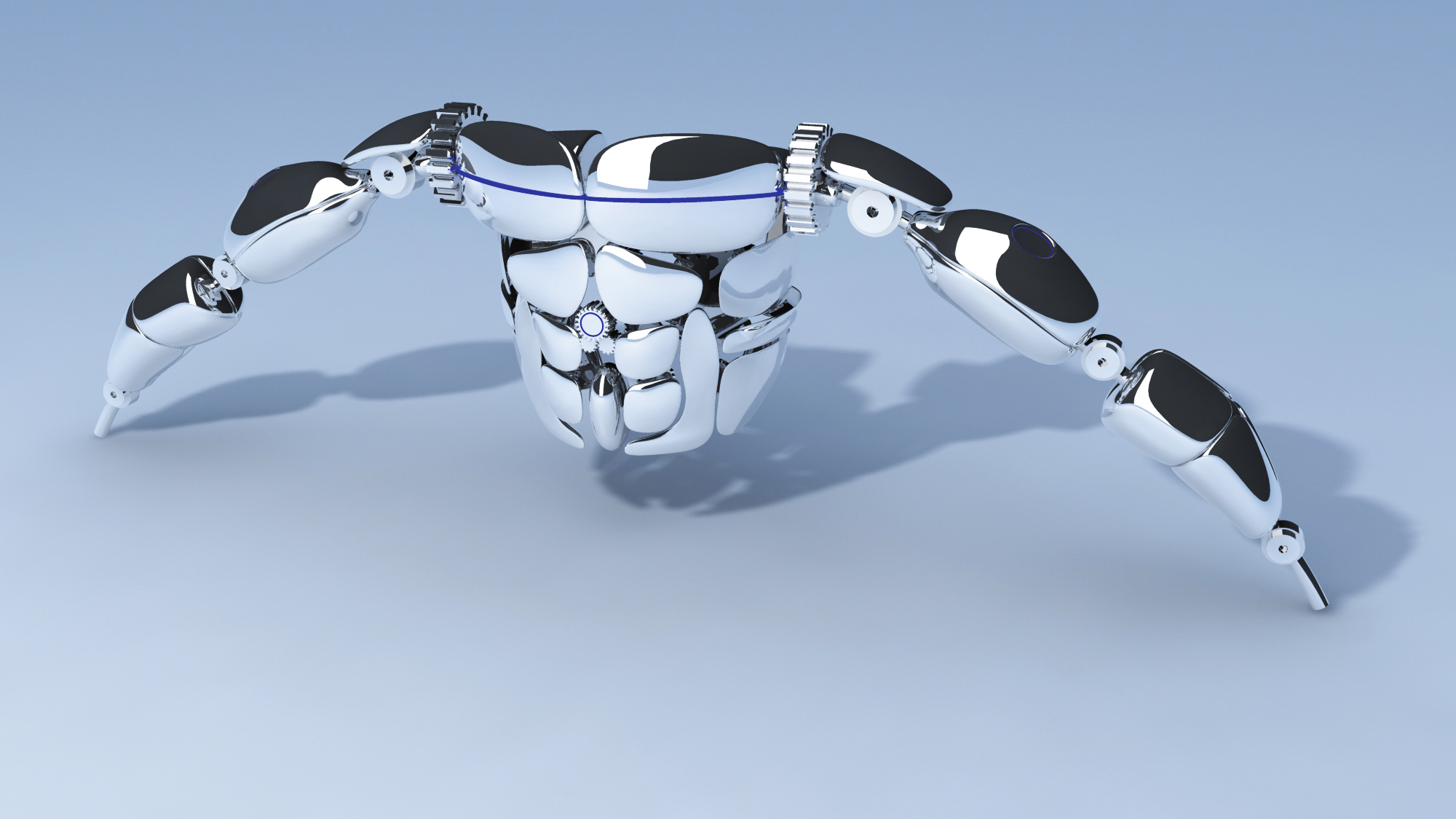 robot created c4d