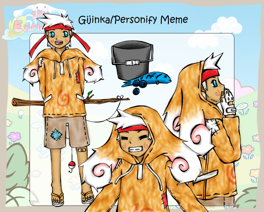 SE - Fishcake Gijinka/Personify Meme