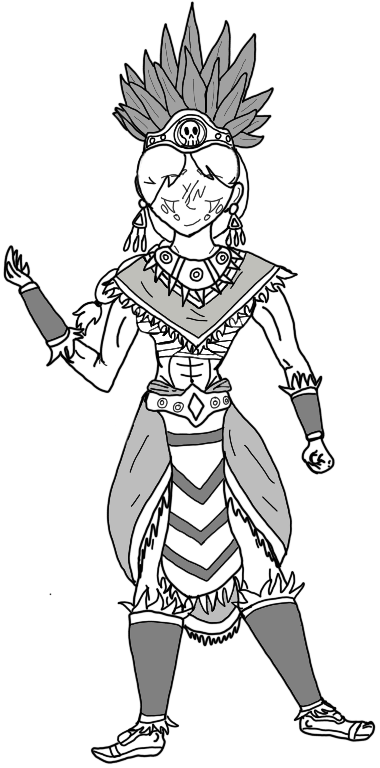 Fem Y/N aztec warrior by demoneyes148 on DeviantArt