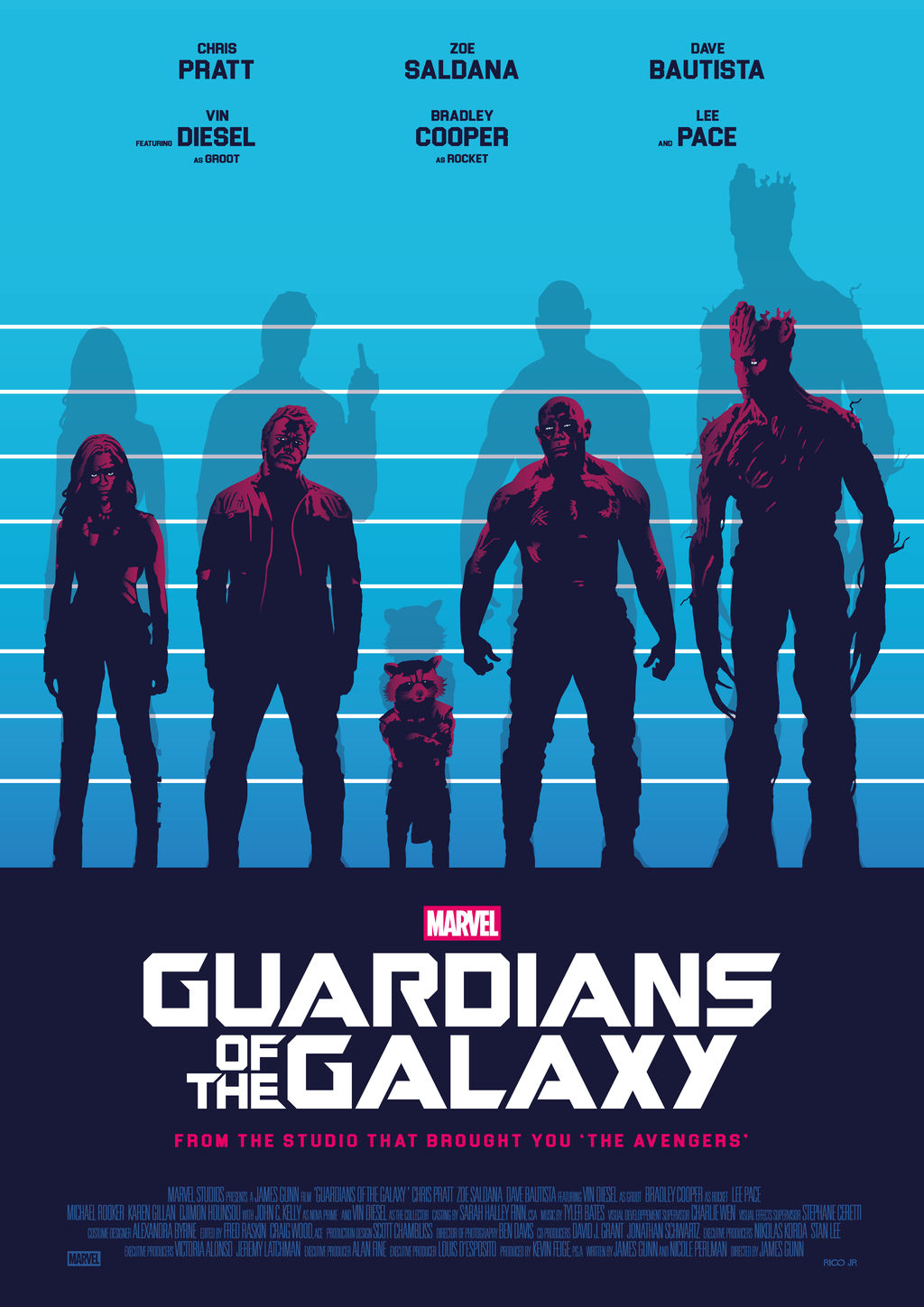 USUAL GUARDIANS OF THE GALAXY Poster Art (1/2) by RicoJrCreation on  DeviantArt