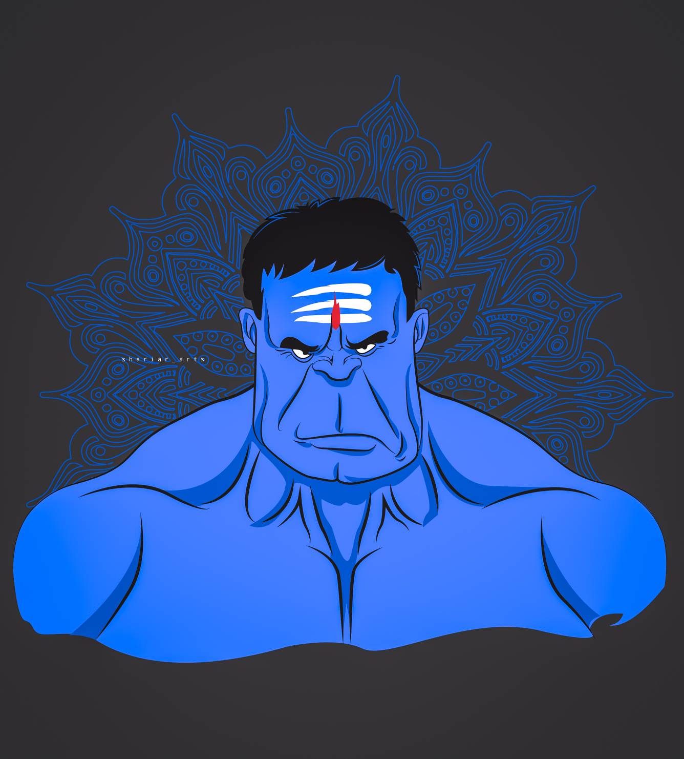 Indian hulk by shariararts on DeviantArt
