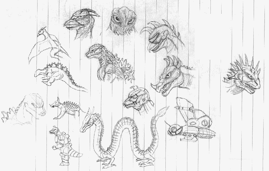 kaiju sketches