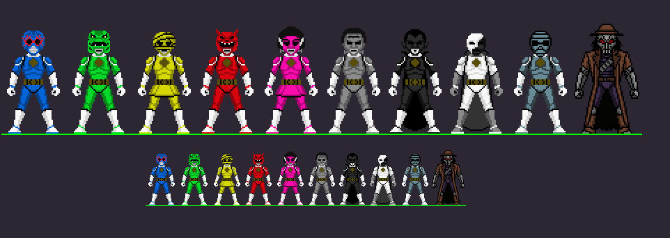 Universal Monster Power Rangers by CosbyDaf on DeviantArt
