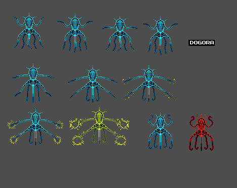 NES Dogora spritesheet