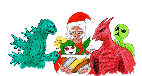 Godzilla Replay Happy Holidays