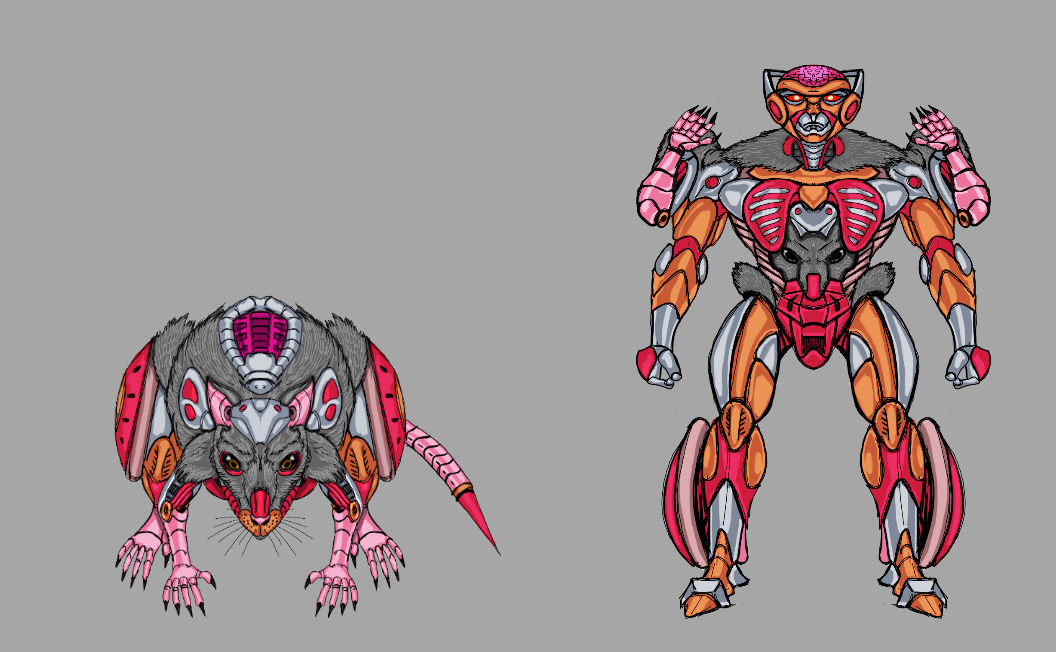 Beast Machines Rattrap Redesign by CosbyDaf on DeviantArt