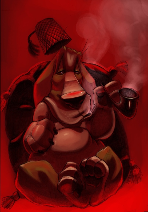 Smokin Droopy in color