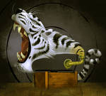 Rhapsodising tiger by Nutthead