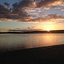 Sunset at Camp Lac Normand Quebec