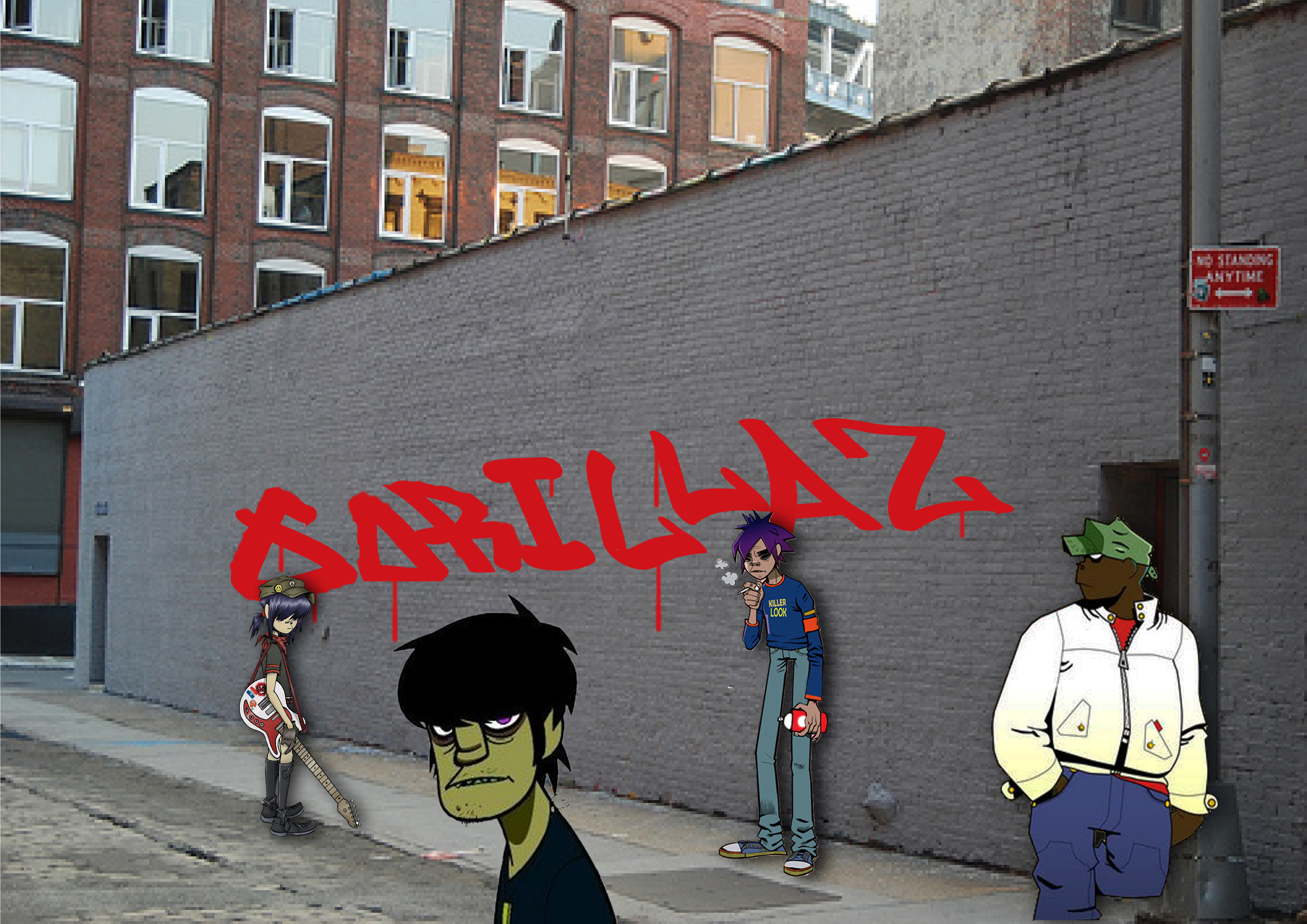 Gorillaz Graffiti Wallpaper