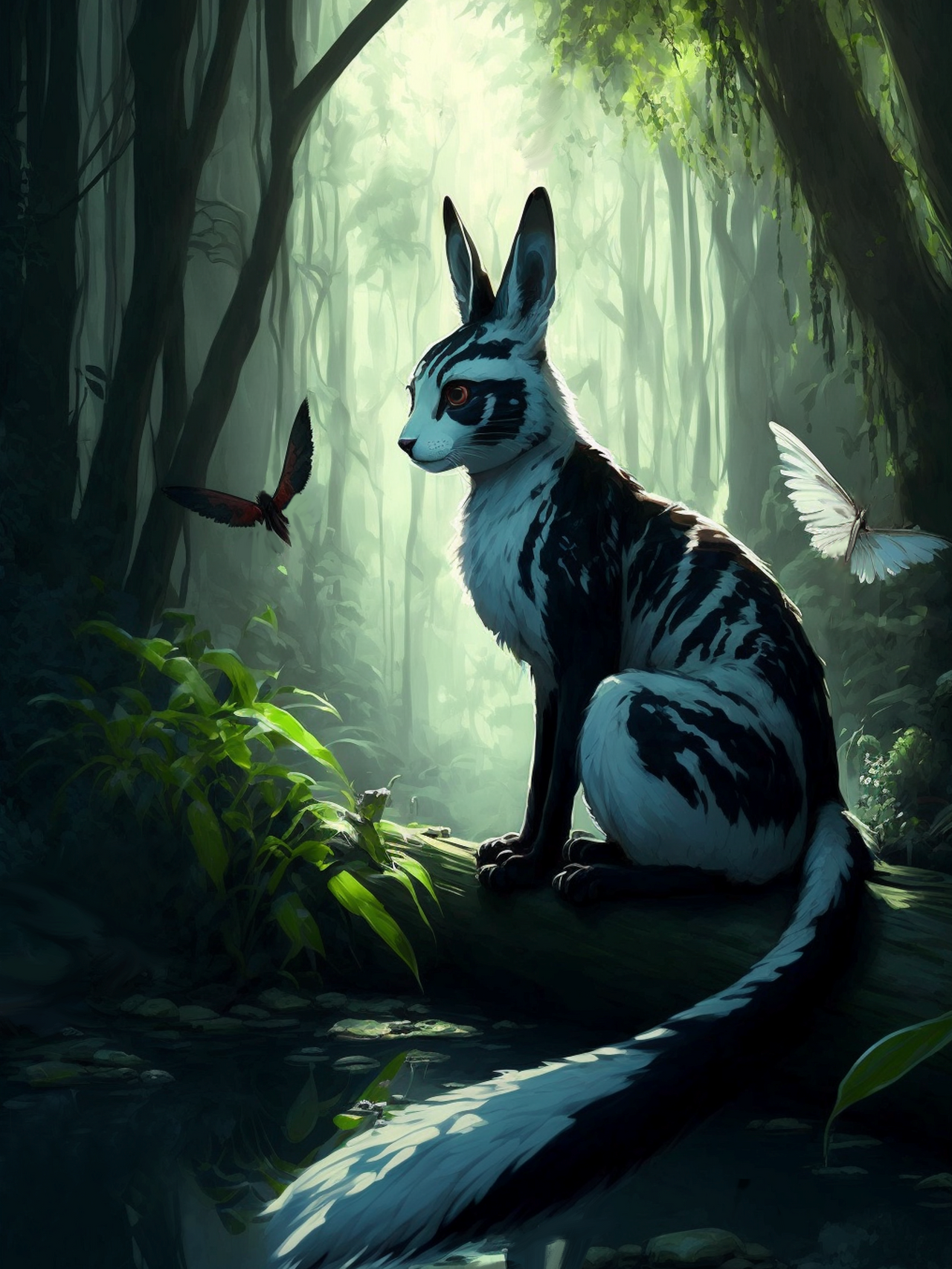 Cat mix with sales rabbit