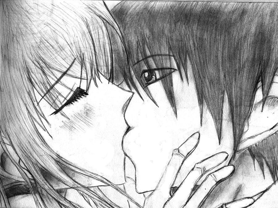 Anime boy and girl kissing by swantje95-AnimeLover on DeviantArt
