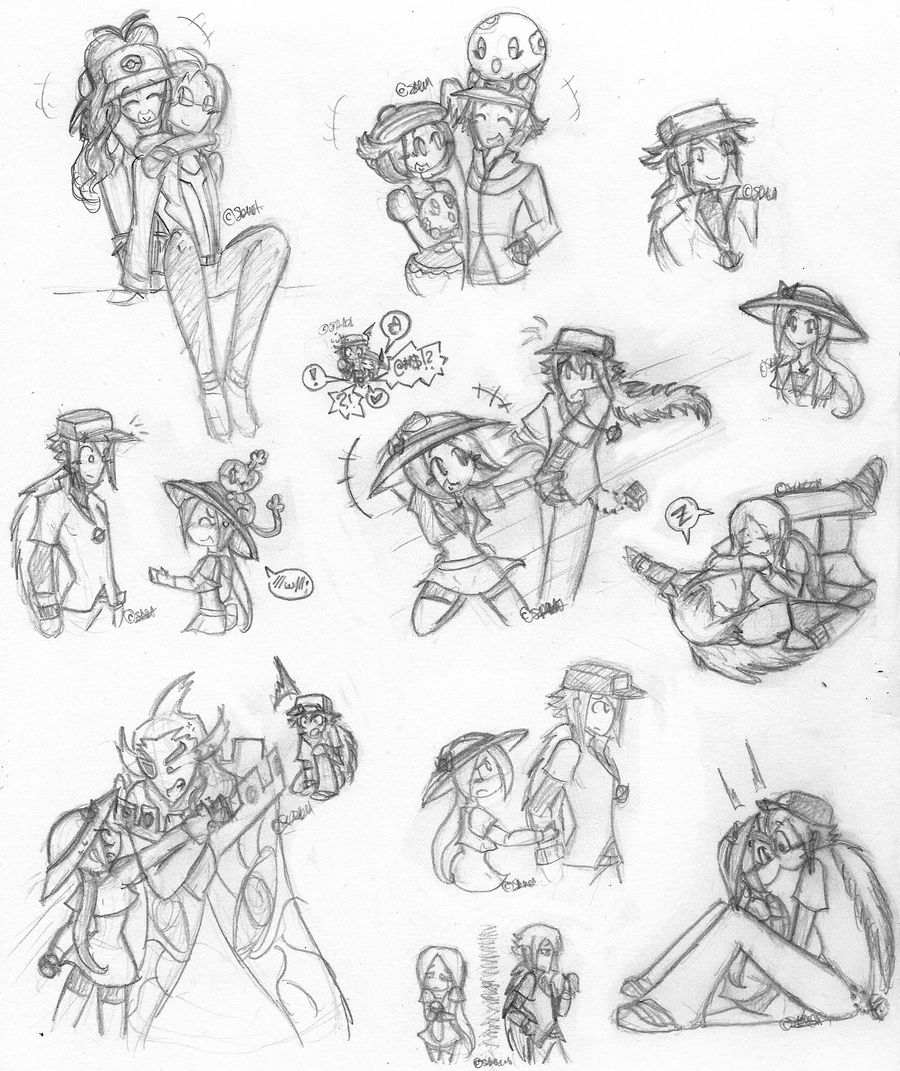 Pokemon Black doodles 2