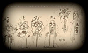 W.I.T.C.H. Tim Burton Style