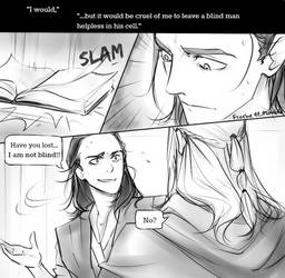 Blind Loki by Florbe