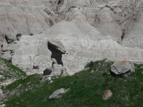Strange Rock Formation in the Badlands
