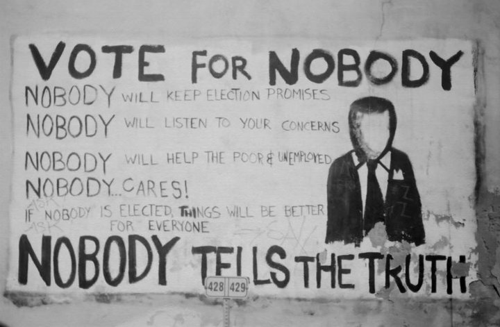 VOTE FOR NOBODY