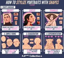 How To Stylize Portraits with Shapes!