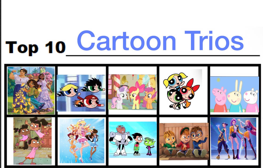 Trios My Top 10 Cartoon Trios by StormyTheFairy07 on DeviantArt
